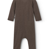 Turtleneck, Wool Pointelle Jumpsuit - Terre