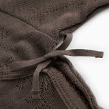 Turtleneck, Wool Pointelle Jumpsuit - Terre