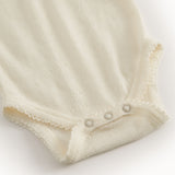 Bini, Wool Pointelle Bodystocking - Natural