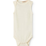 Bini, Wool Pointelle Bodystocking - Natural