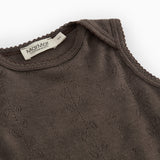 Bini, Wool Pointelle Bodystocking - Terre