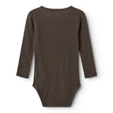 Benedikte, Wool Pointelle Bodystocking - Terre