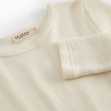 Tamra, Wool Pointelle T-shirt - Natural