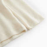 Tamra, Wool Pointelle T-shirt - Natural