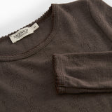 Tamra, Wool Pointelle T-shirt - Terre