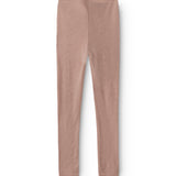 Play Wool Pointelle Leggings - Burnt Rose