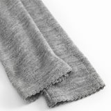 Play Wool Pointelle Leggings - Gray Melange