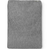 Alida, Wool Pointelle Baby Blanket - Grey Melange