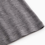 Tamra W, Wool Pointelle T-Shirt - Gray Melange