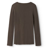 Tamra W, Wool Pointelle T-shirt - Terre