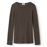 Tamra W, Wool Pointelle T-shirt - Terre