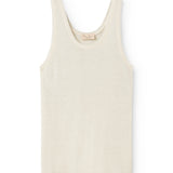 Tevo W, Wool Pointelle Undershirt - Natural