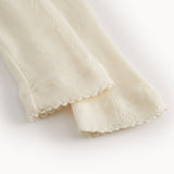 Piva, Wool Pointelle Pants - Natural