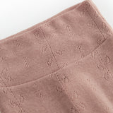 Piva, Wool Pointelle Pants - Burnt Rose