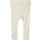 Pixa, Wool Pointelle Pants - Natural