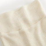 Pixa, Wool Pointelle Pants - Natural