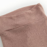 Pixa, Wool Pointelle Trousers - Burnt Rose