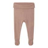 Pixa, Wool Pointelle Trousers - Burnt Rose