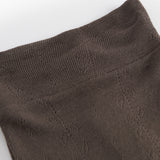 Pixa, Wool Pointelle Trousers - Terre