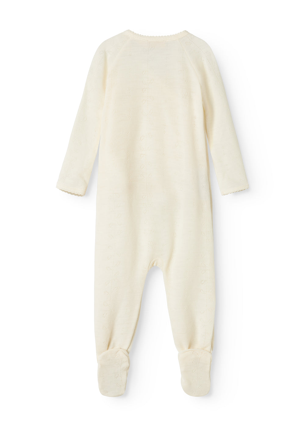 Rubetta, Wool Pointelle Jumpsuit - Natural