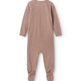 Rubetta, Wool Pointelle Jumpsuit - Burnt Rose