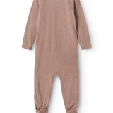 Rubetta, Wool Pointelle Jumpsuit - Burnt Rose