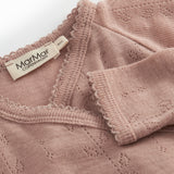 Rubetta, Wool Pointelle Jumpsuit - Burnt Rose