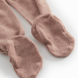 Rubetta, Wool Pointelle Jumpsuit - Burnt Rose