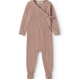 Rubetta, Wool Pointelle Jumpsuit - Burnt Rose