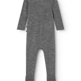 Rubetta, Wool Pointelle Jumpsuit - Grey Melange