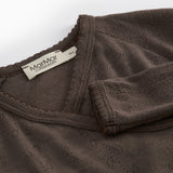 Rubetta, Wool Pointelle Jumpsuit - Terre