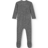 Rubetta, Wool Pointelle Jumpsuit - Grey Melange