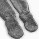 Rubetta, Wool Pointelle Jumpsuit - Grey Melange