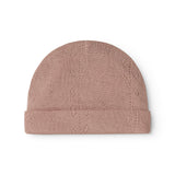 Aiko, Wool Pointelle Beanie - Burnt Rose