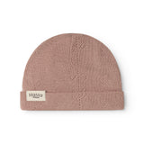 Aiko, Wool Pointelle Beanie - Burnt Rose