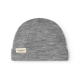 Aiko, Wool Pointelle Beanie - Gray Melange