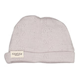 Aiko, Wool Pointelle Beanie - Soft Dove