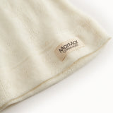 Strap Vest, Wool Pointelle Undershirt - Natural