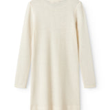 Night Dress, Wool Pointelle Sleepwear - Natural