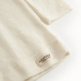 Night Dress, Wool Pointelle Sleepwear - Natural