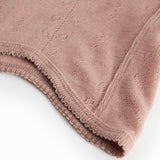Balaclava, Wool Pointelle Balaclava - Burnt Rose