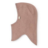 Balaclava, Wool Pointelle Balaclava - Burnt Rose