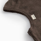 Balaclava, Wool Pointelle Balaclava - Terre