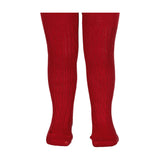 Tights Cable, Tights - Hibiscus Red