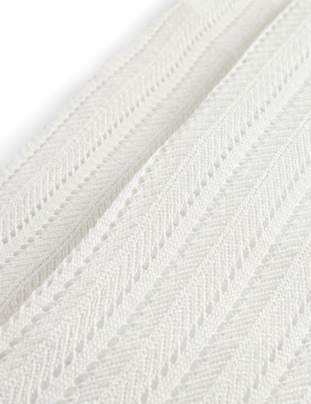 Ribbed tights for little kids in cream-colored cotton