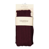 Tights Pointelle, Tights - Deep Mulberry