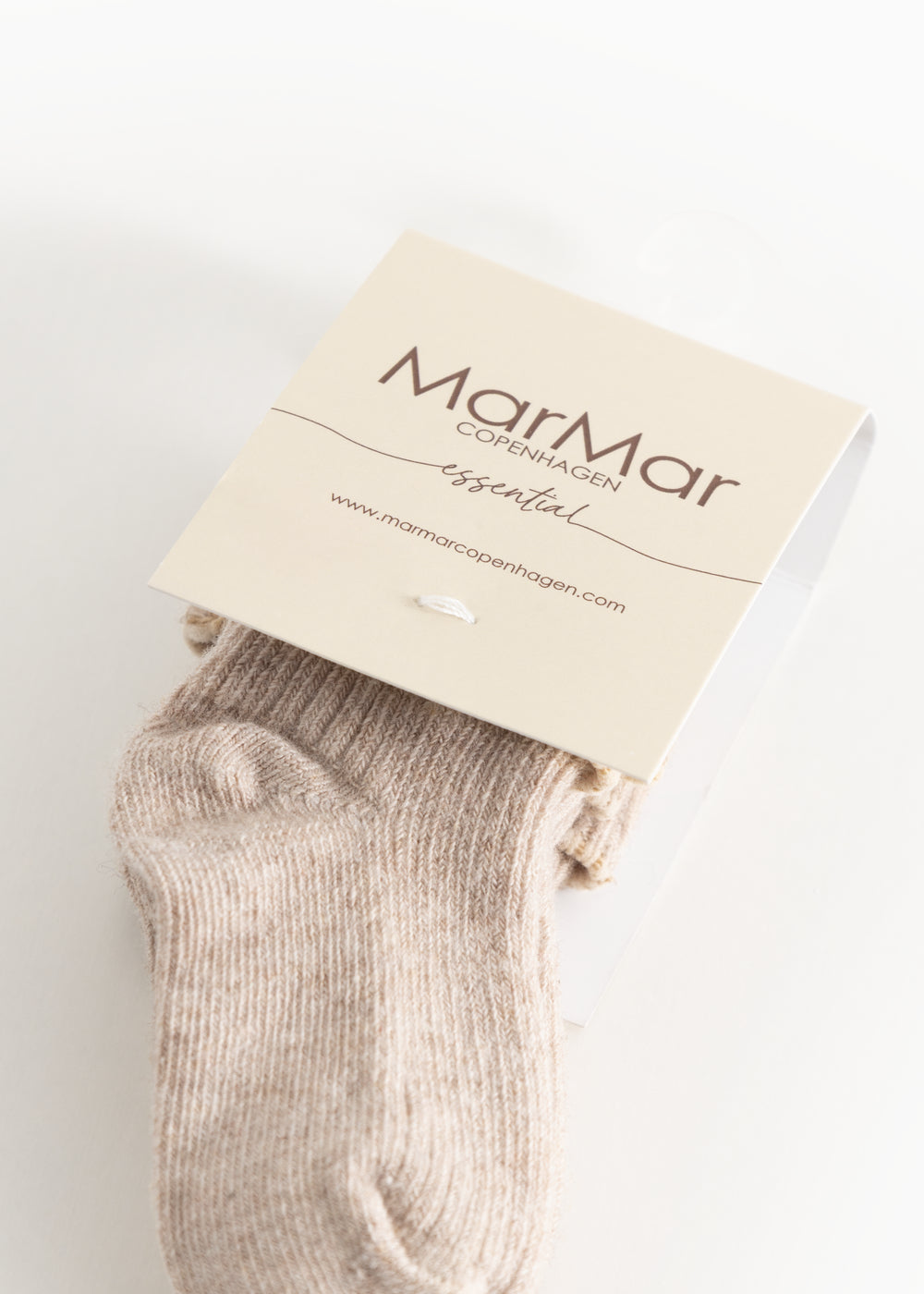 Newborn Socks 2-pack, Socks - Light Beige Mel.