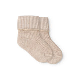 Newborn Socks 2-pack, Socks - Light Beige Mel.