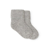 Newborn Socks 2-pack, Socks - Light Grey Melange