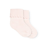 Newborn Socks Scallop 2-pack, Socks - Rosa